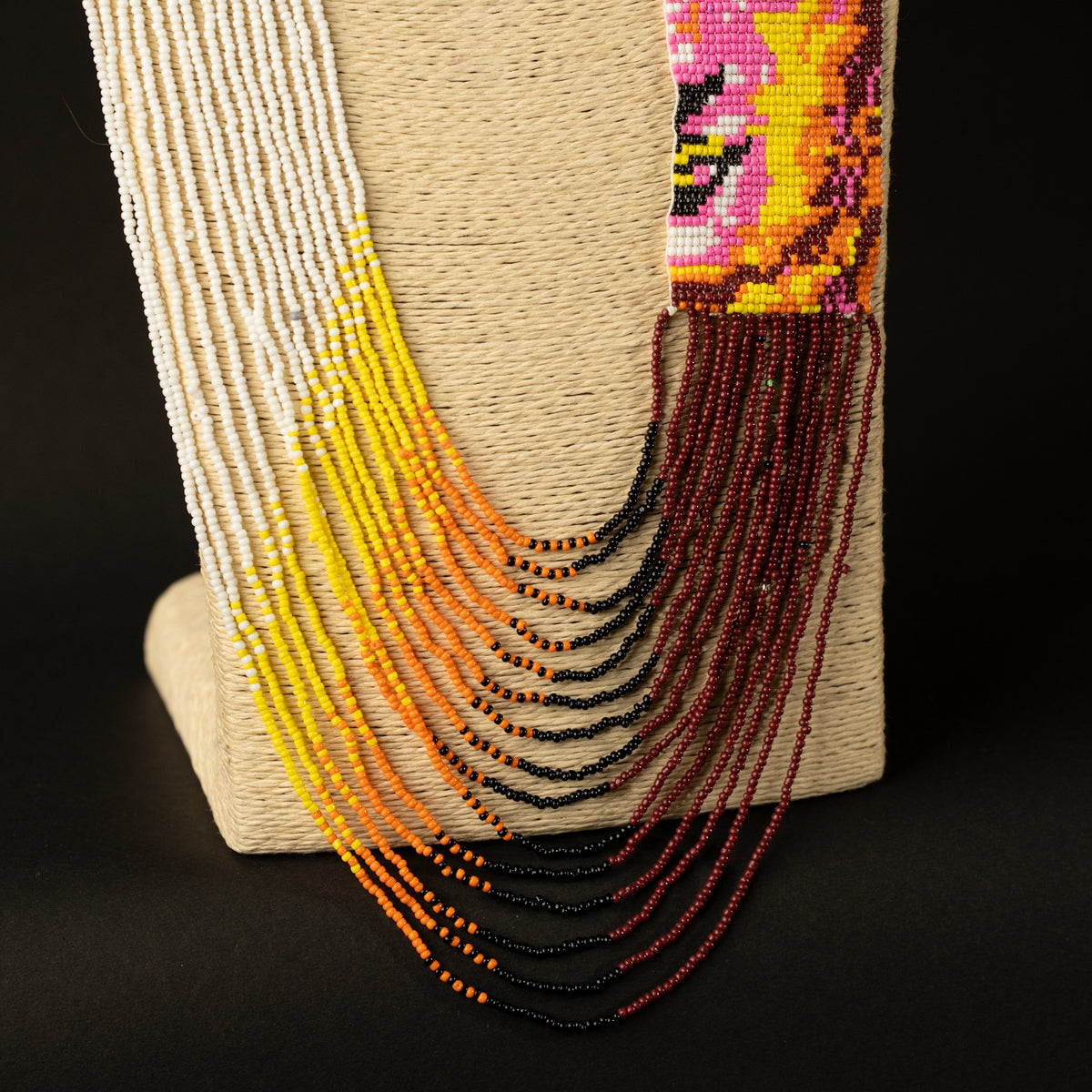 CAR0LINE AFRO BEADED HANDMADE MALA/ NECKPIECE ML57