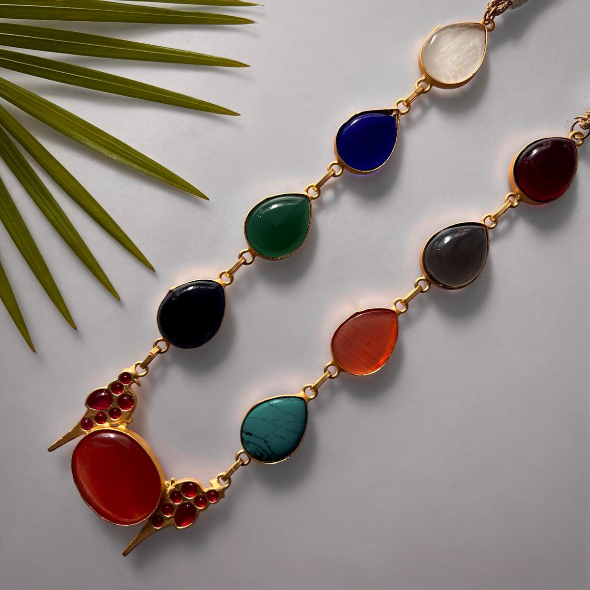 ROXANIA SET RING EARRING AND NECKLACE HANDMADE GOLD TONED PREMIUM NECKLACE/NECKPIECE EARRING SET NL30