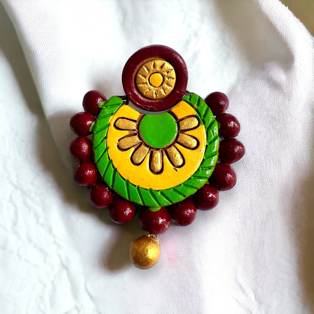 RAINBOW TERRACOTTA HANDMADE EARRINGS TR60