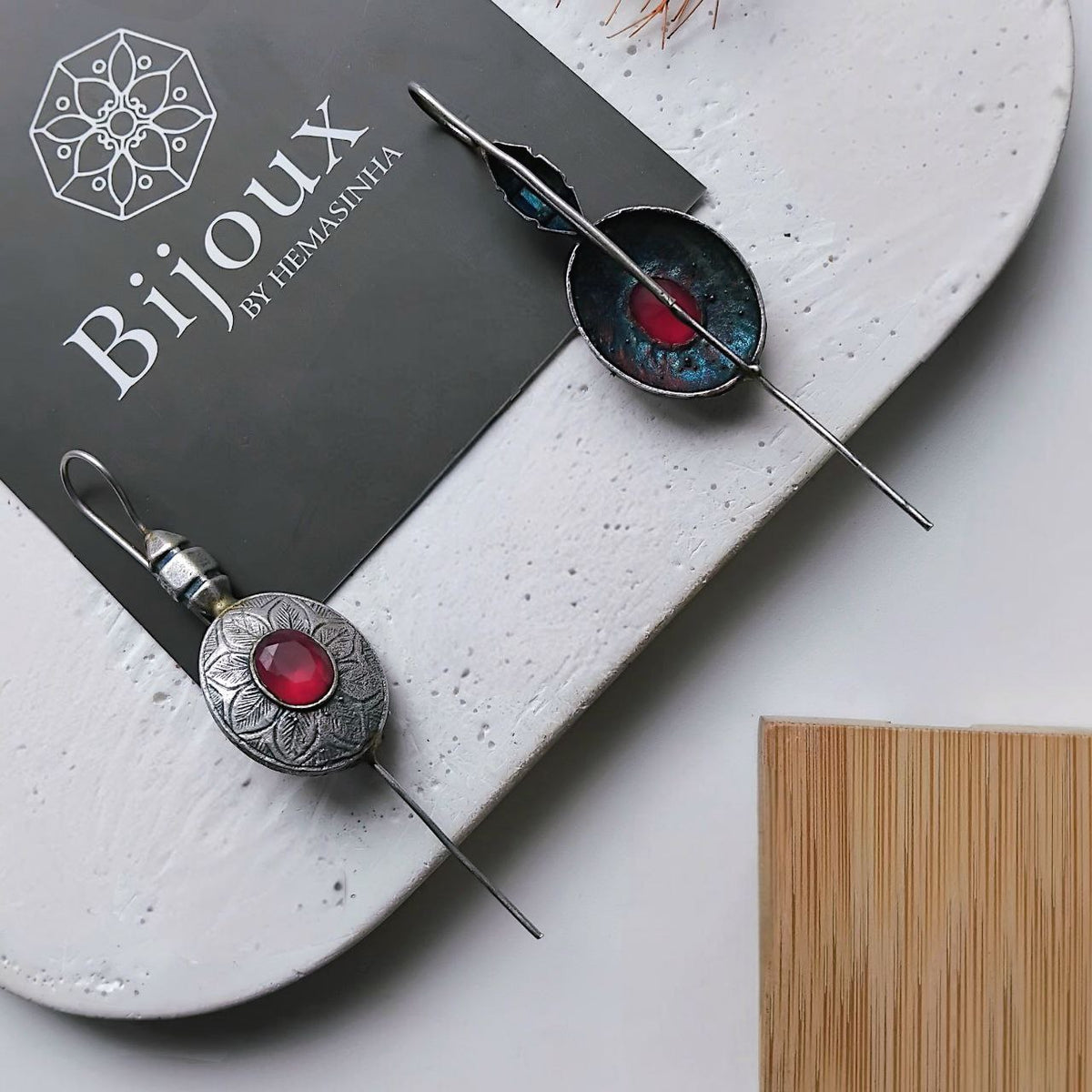 SHASA ANTIQUE SEMI HANDMADE EAR CUFF/EARRINGS EA52