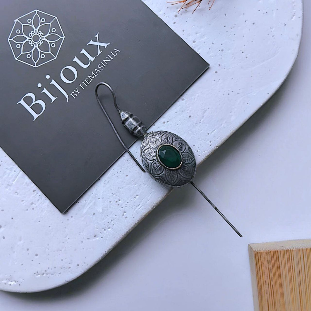 SHASA ANTIQUE SEMI HANDMADE EAR CUFF/EARRINGS EA52