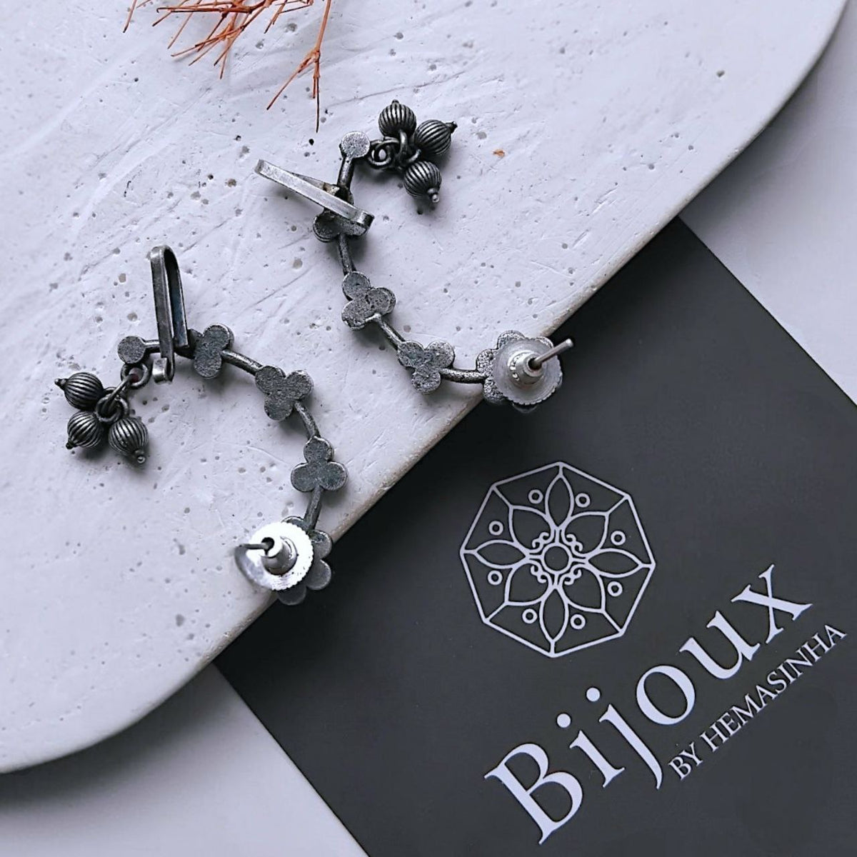 RISHI ANTIQUE SEMI HANDMADE EAR CUFF/EARRINGS EA50