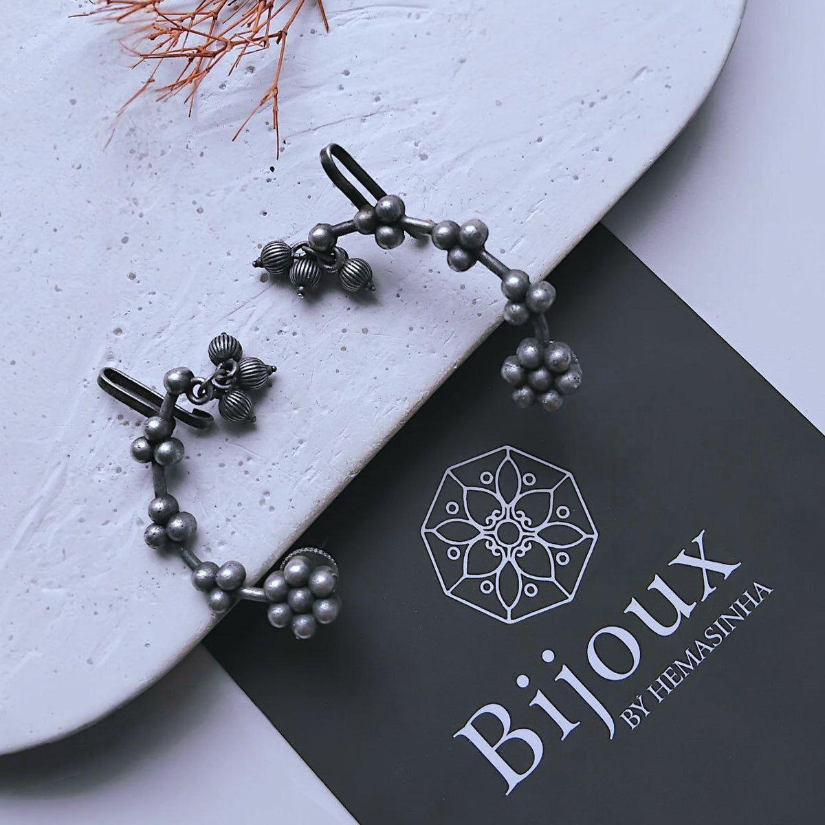 RISHI ANTIQUE SEMI HANDMADE EAR CUFF/EARRINGS EA50