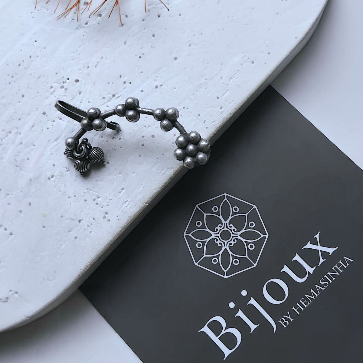 RISHI ANTIQUE SEMI HANDMADE EAR CUFF/EARRINGS EA50