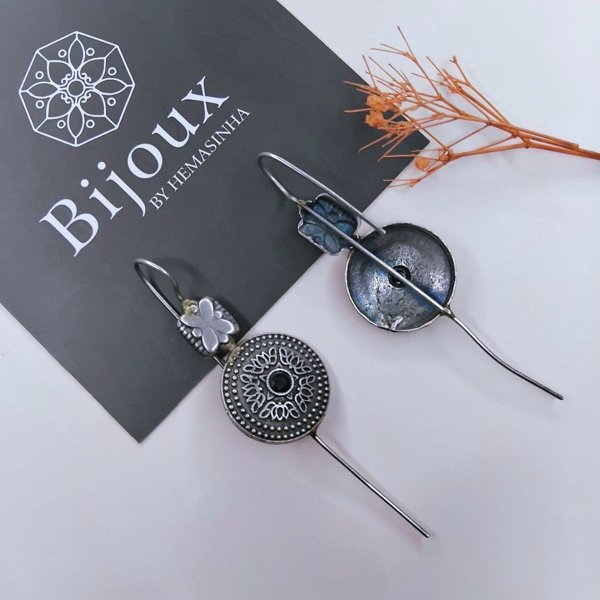 DHIYA ANTIQUE SEMI HANDMADE EAR CUFF/EARRINGS EA47