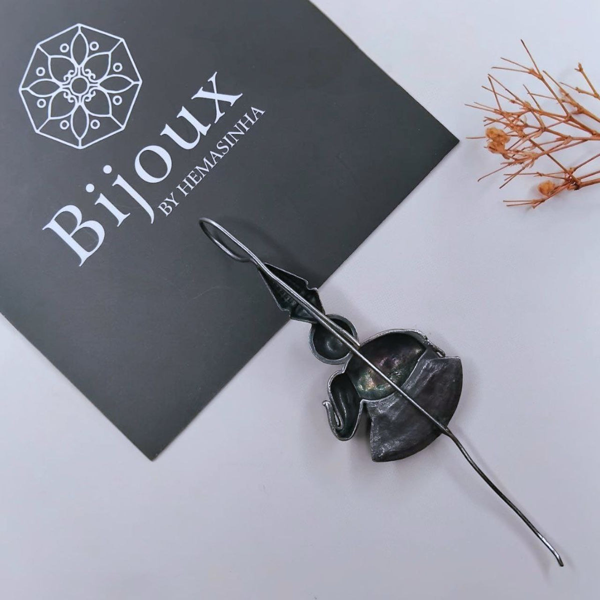 VARSHA ANTIQUE SEMI HANDMADE EAR CUFF/EARRINGS EA44