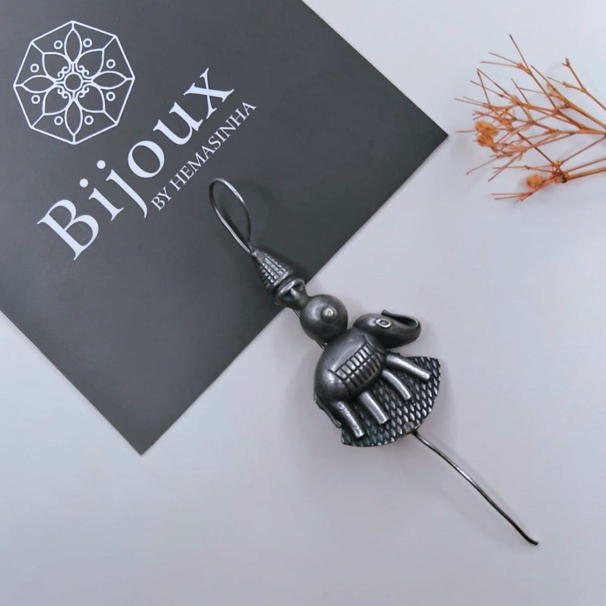 VARSHA ANTIQUE SEMI HANDMADE EAR CUFF/EARRINGS EA44