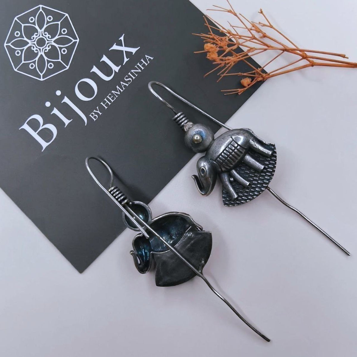 VARSHA ANTIQUE SEMI HANDMADE EAR CUFF/EARRINGS EA44