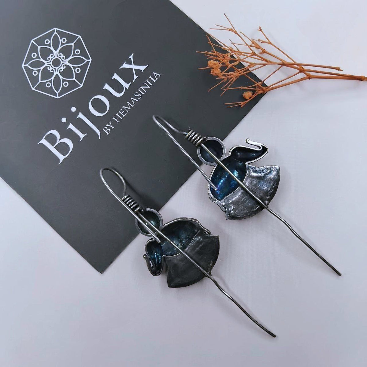 VARSHA ANTIQUE SEMI HANDMADE EAR CUFF/EARRINGS EA44