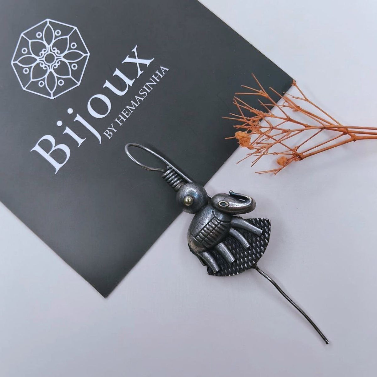 VARSHA ANTIQUE SEMI HANDMADE EAR CUFF/EARRINGS EA44