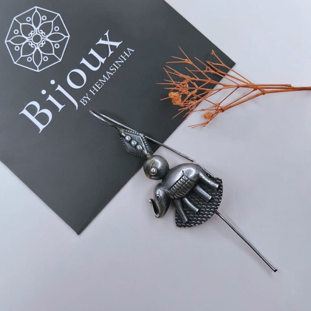 VARSHA ANTIQUE SEMI HANDMADE EAR CUFF/EARRINGS EA44