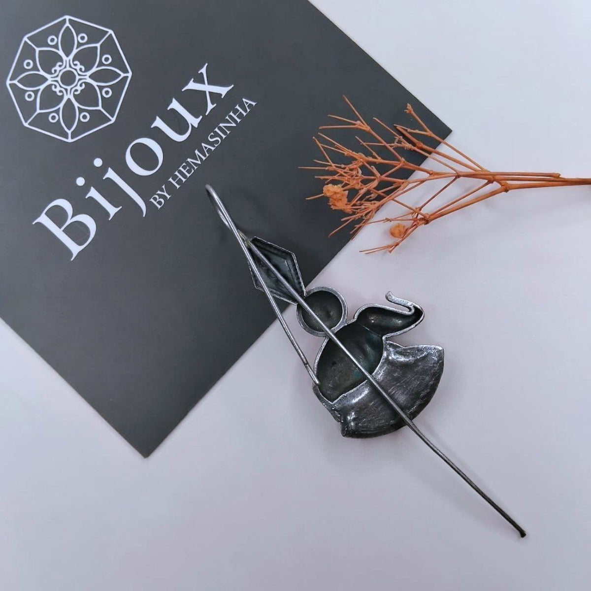 VARSHA ANTIQUE SEMI HANDMADE EAR CUFF/EARRINGS EA44