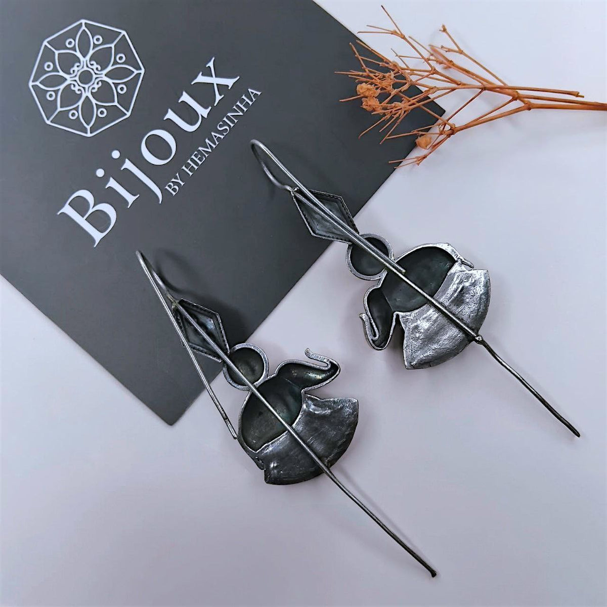 VARSHA ANTIQUE SEMI HANDMADE EAR CUFF/EARRINGS EA44