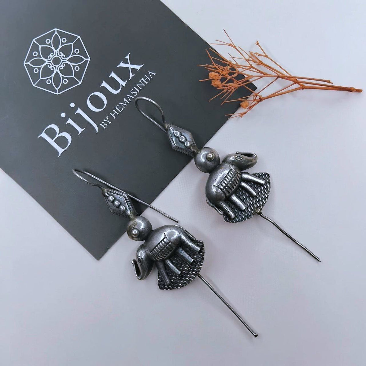 VARSHA ANTIQUE SEMI HANDMADE EAR CUFF/EARRINGS EA44