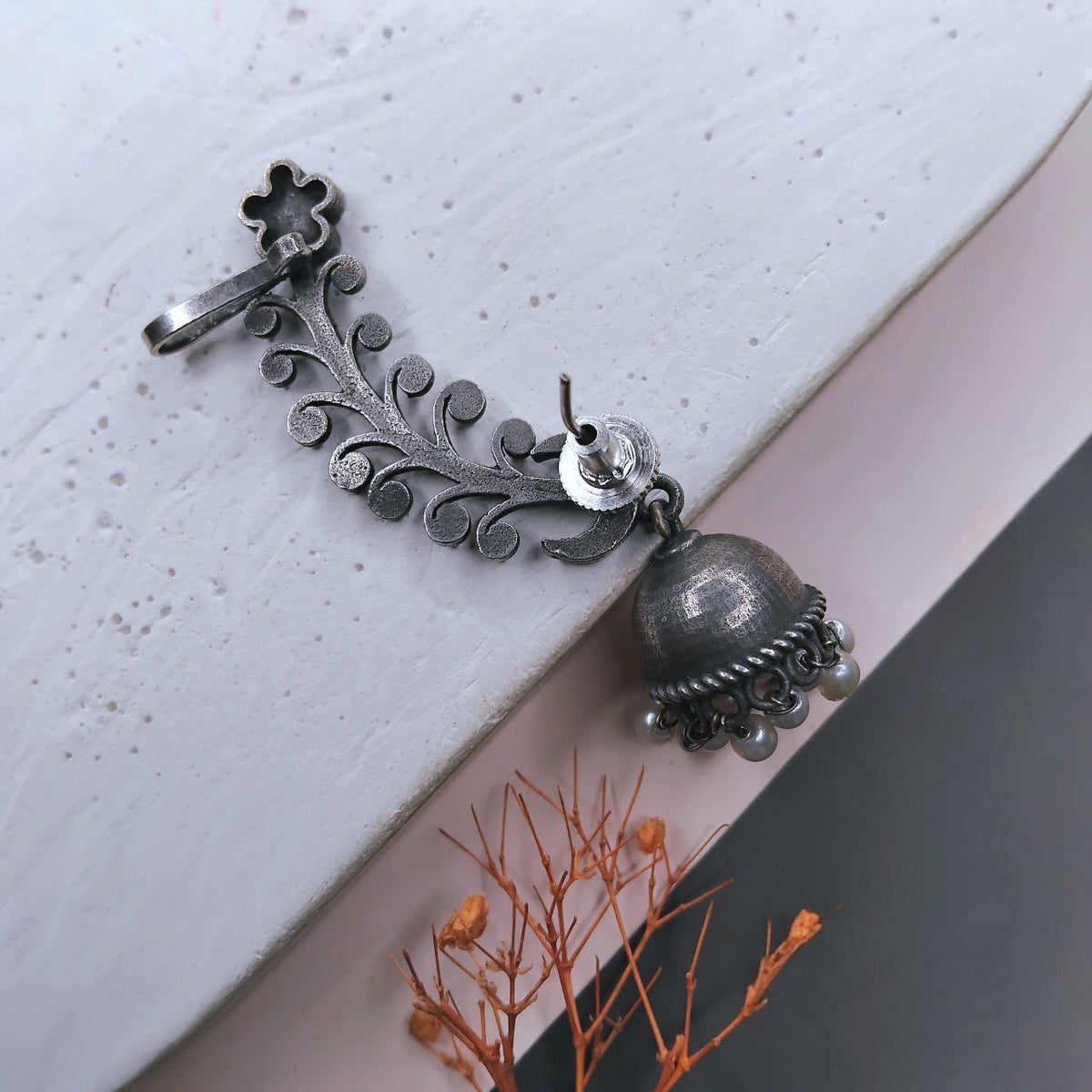 LIYA ANTIQUE SEMI HANDMADE EAR CUFF/EARRINGS EA41