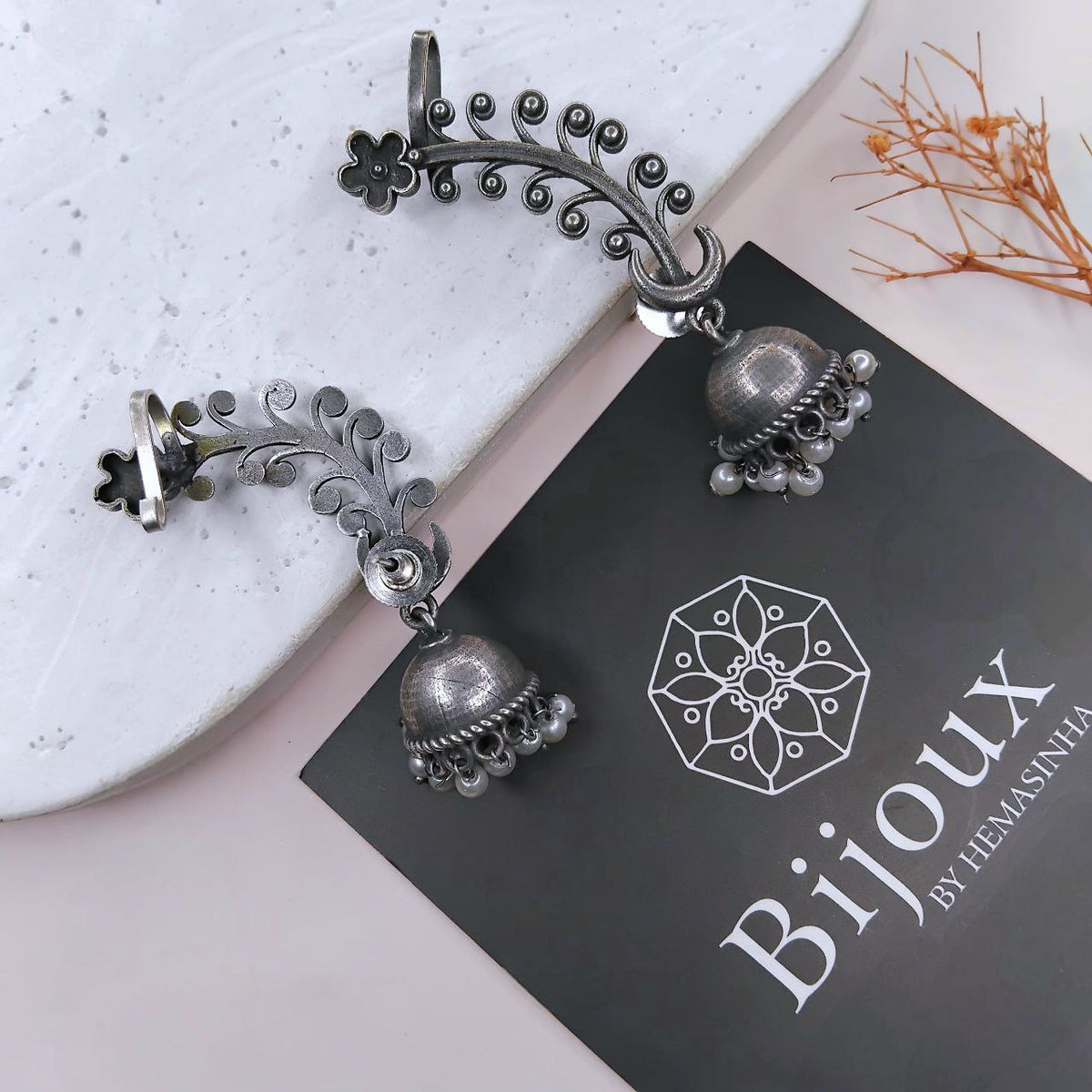 LIYA ANTIQUE SEMI HANDMADE EAR CUFF/EARRINGS EA41