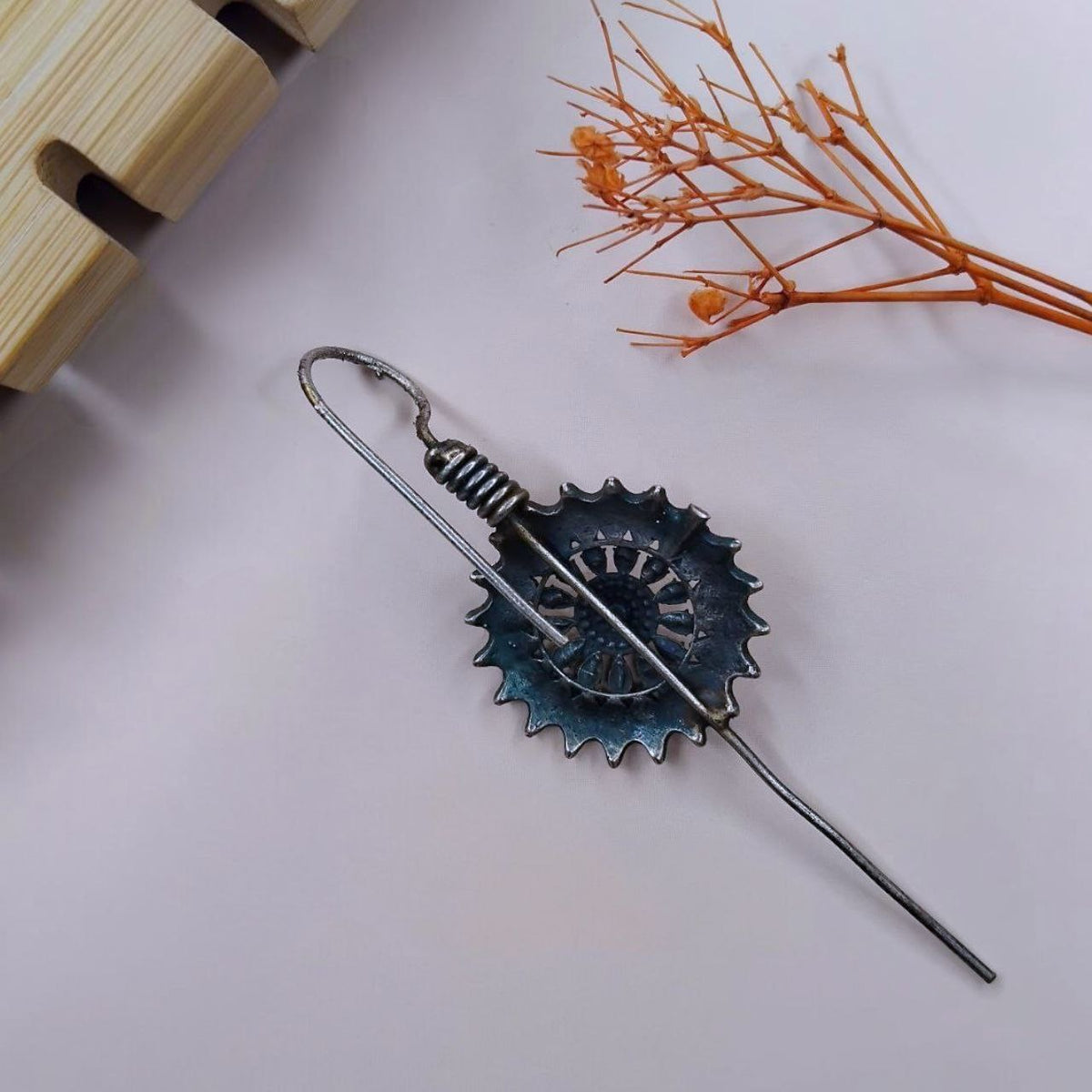 MIRAYA ANTIQUE SEMI HANDMADE EAR CUFF/EARRINGS EA39