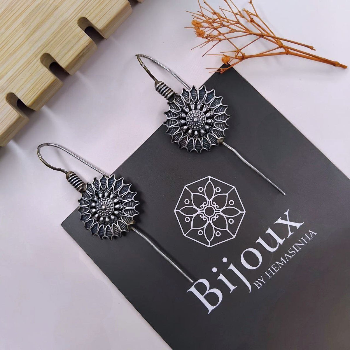 MIRAYA ANTIQUE SEMI HANDMADE EAR CUFF/EARRINGS EA39