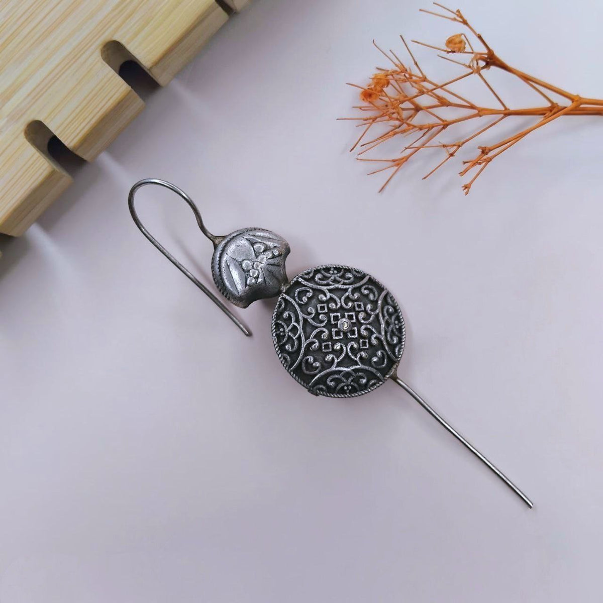 MIRAYA ANTIQUE SEMI HANDMADE EAR CUFF/EARRINGS EA39