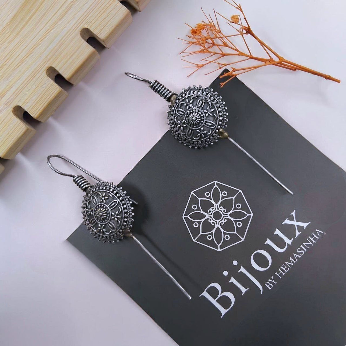 MIRAYA ANTIQUE SEMI HANDMADE EAR CUFF/EARRINGS EA39