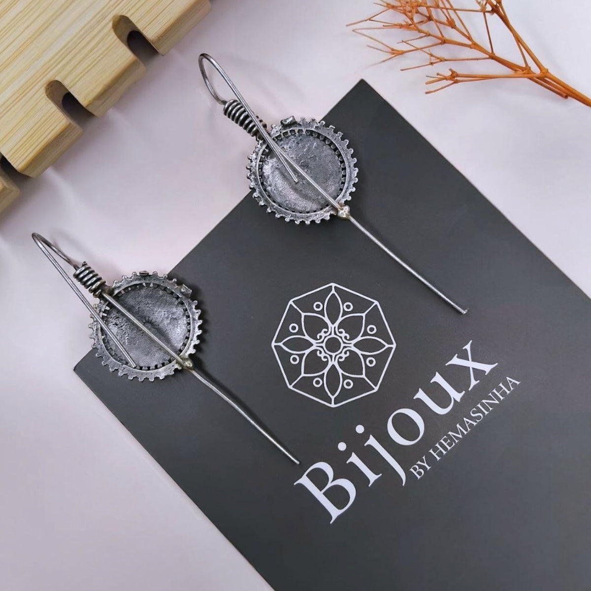 MIRAYA ANTIQUE SEMI HANDMADE EAR CUFF/EARRINGS EA39