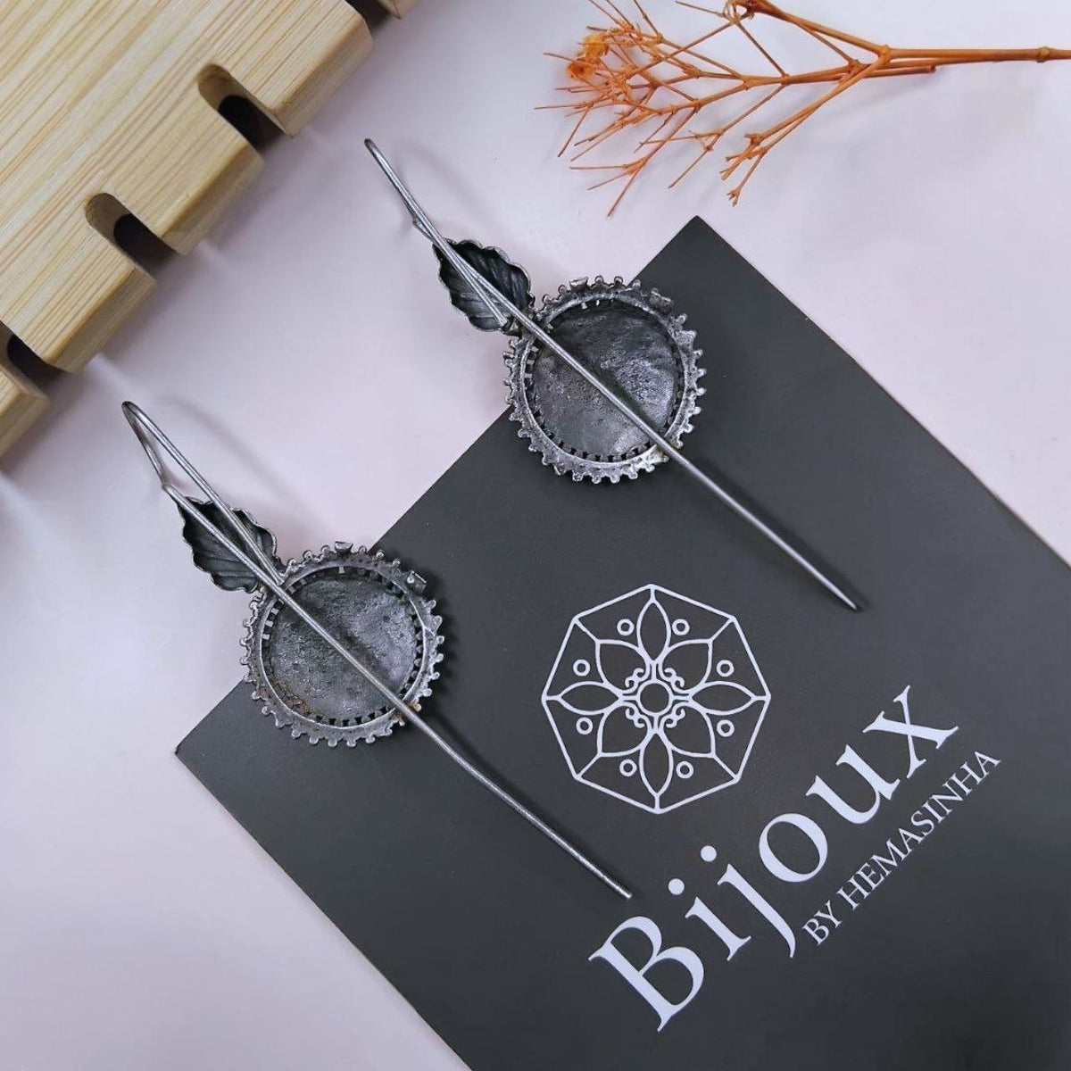 MIRAYA ANTIQUE SEMI HANDMADE EAR CUFF/EARRINGS EA39