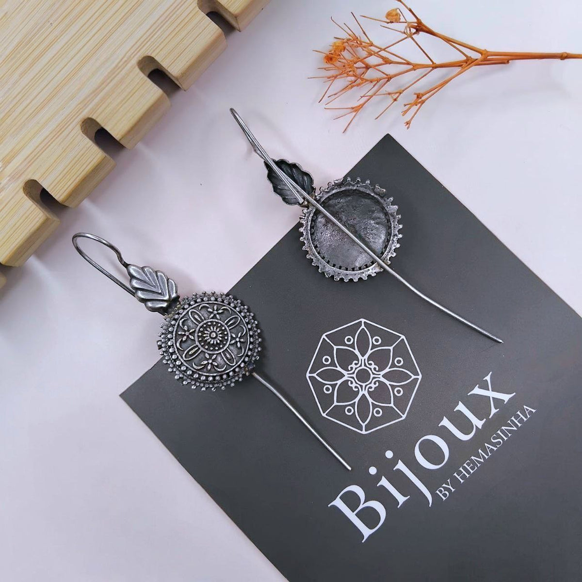 MIRAYA ANTIQUE SEMI HANDMADE EAR CUFF/EARRINGS EA39