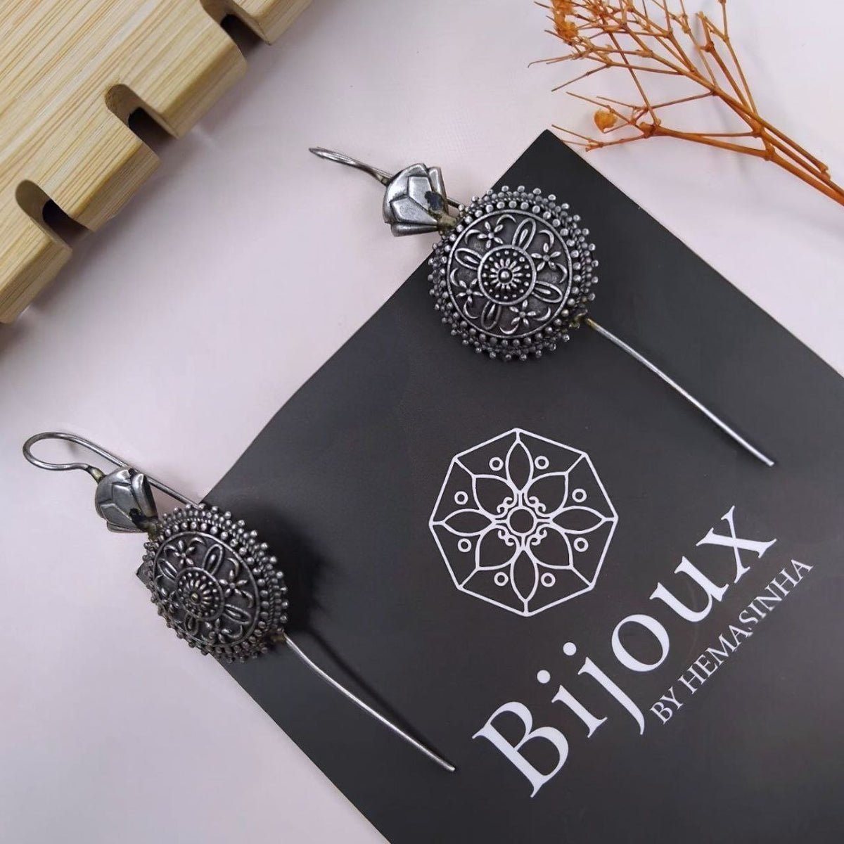 MIRAYA ANTIQUE SEMI HANDMADE EAR CUFF/EARRINGS EA39