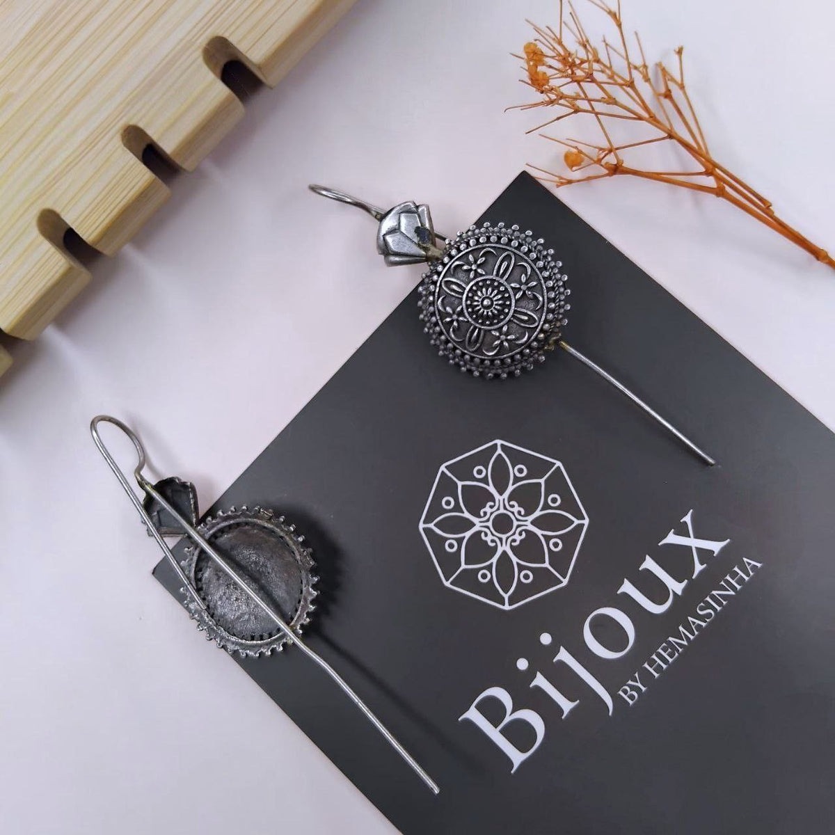 MIRAYA ANTIQUE SEMI HANDMADE EAR CUFF/EARRINGS EA39