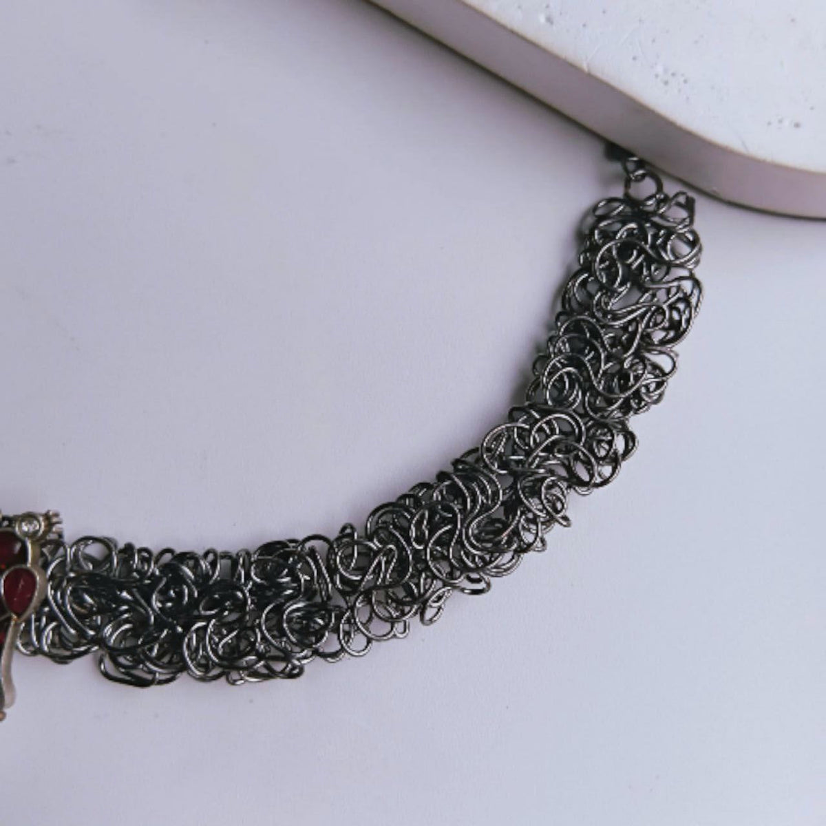 LYSA PREMIUM HANDMADE AND HAND HAMMERED HASLI / NECKLACE NL335