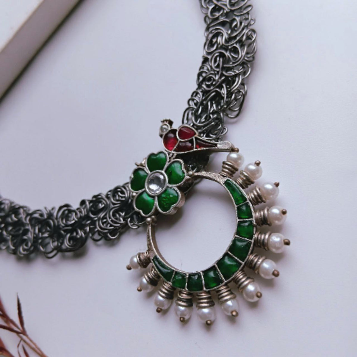 LYSA PREMIUM HANDMADE AND HAND HAMMERED HASLI / NECKLACE NL335