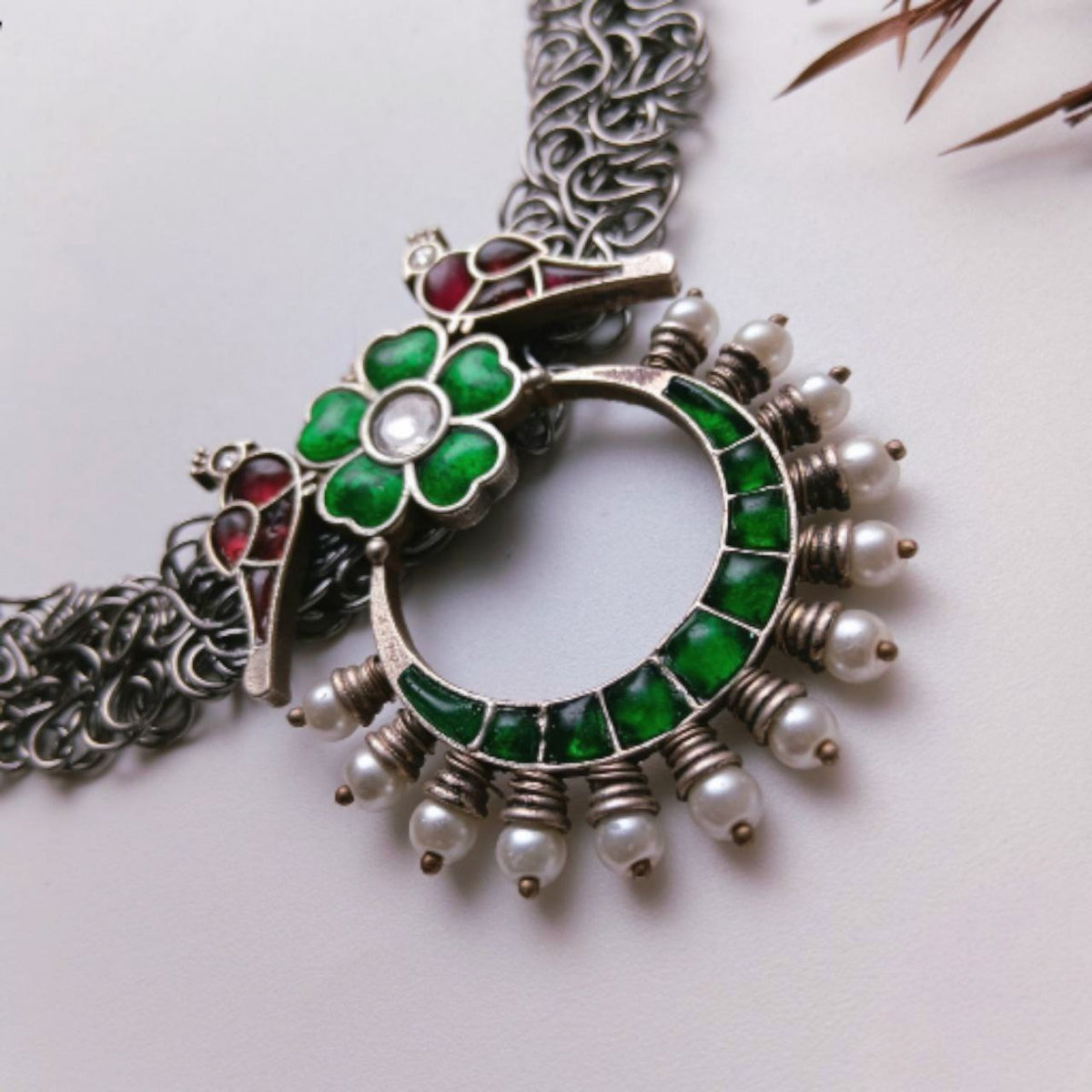 LIORA PREMIUM HANDMADE AND HAND HAMMERED HASLI / NECKLACE NL334