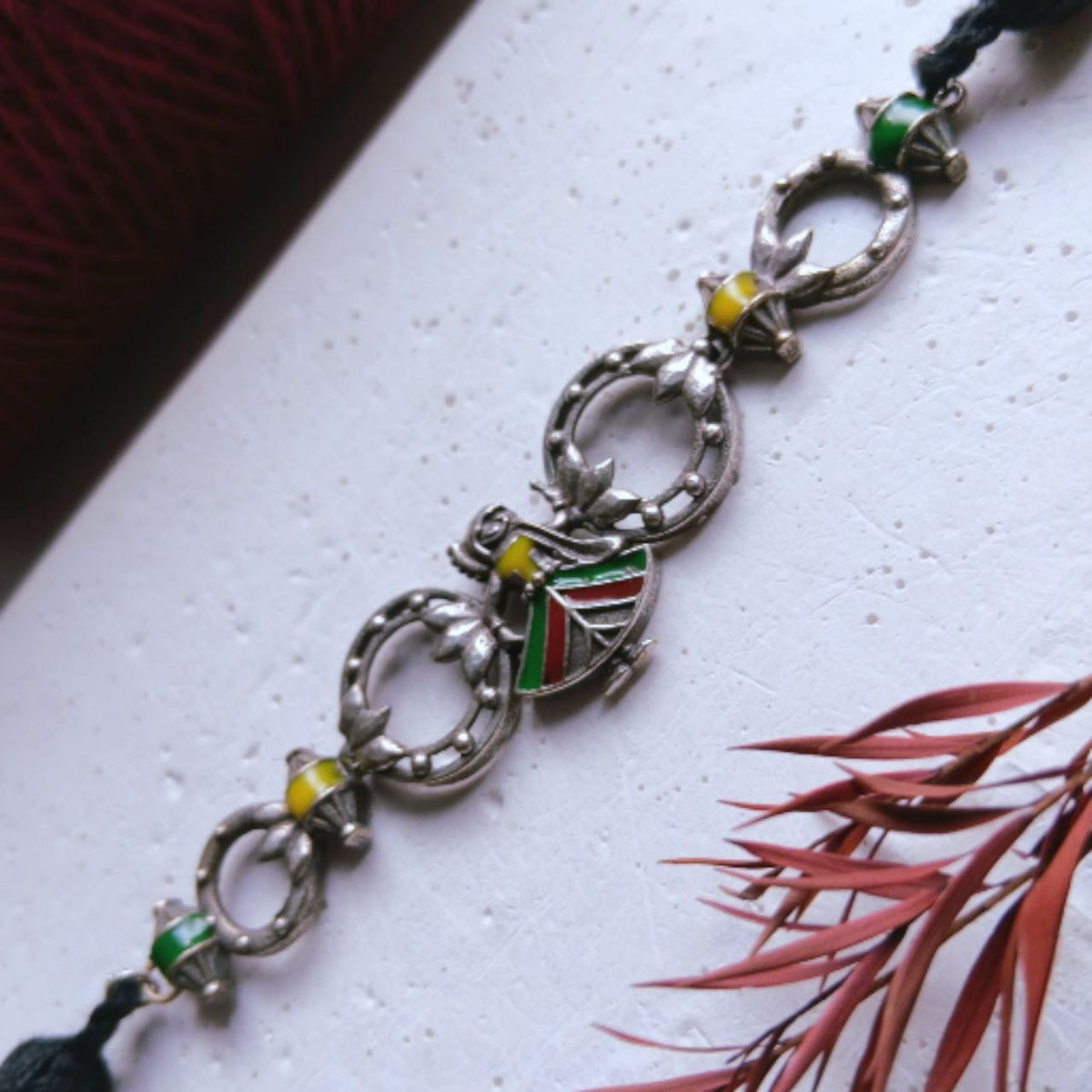 STEYA ENAMEL ANTIQUE CHOKER/NECKPIECE CH534