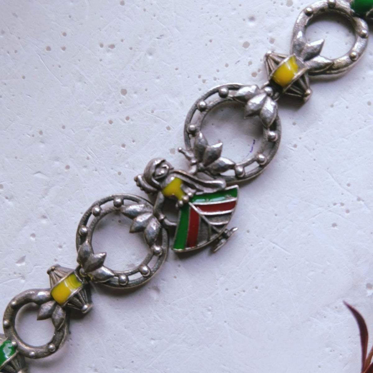 STEYA ENAMEL ANTIQUE CHOKER/NECKPIECE CH534