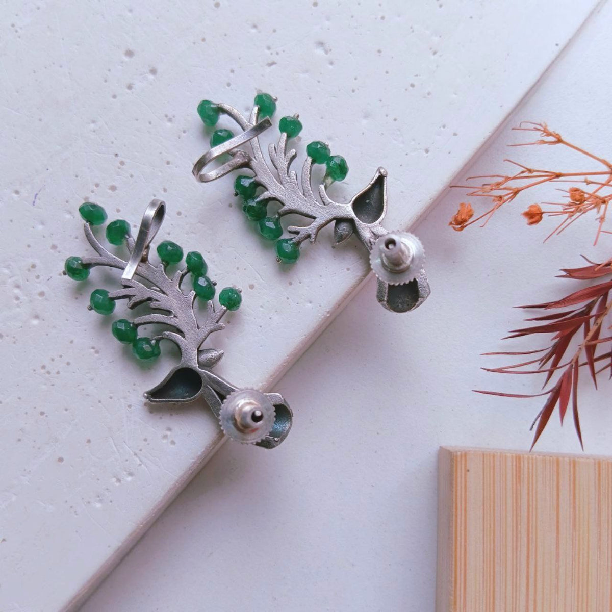 VASUDHA SEMI HANDMADE EAR CUFF/EARRINGS EA12