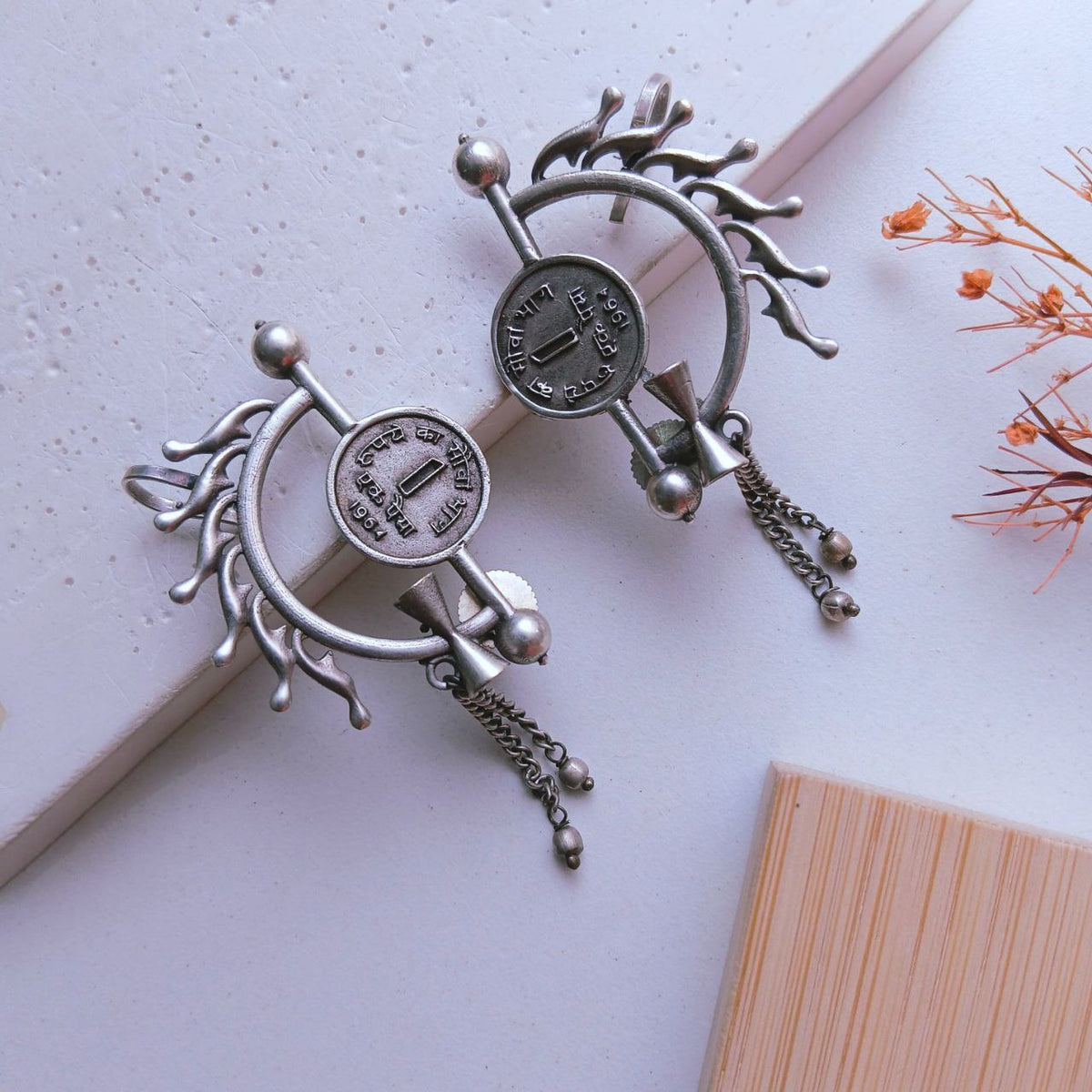 SIYA SEMI HANDMADE EAR CUFF/EARRINGS EA16