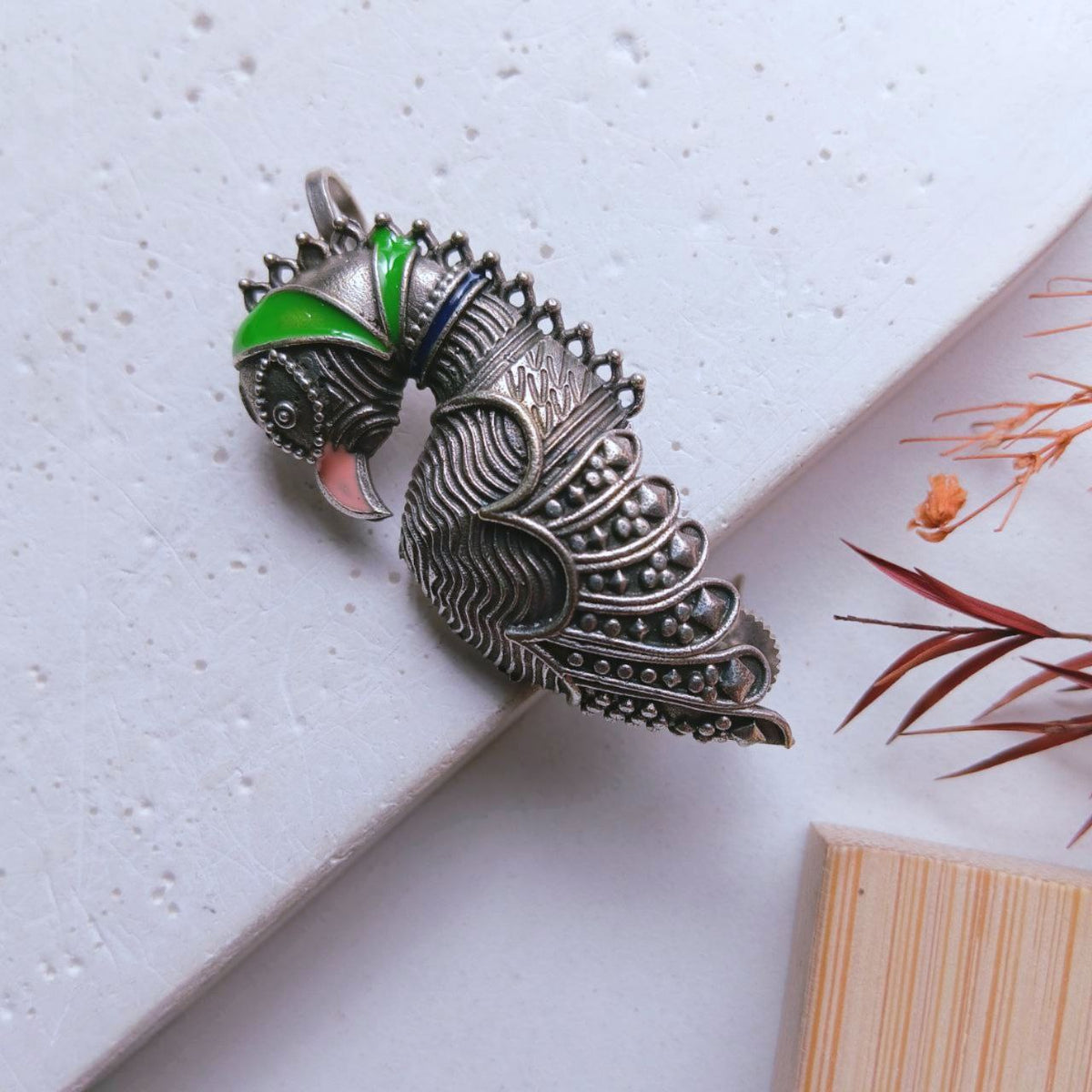 MAHI ENAMEL SEMI HANDMADE EAR CUFF/EARRINGS EA18