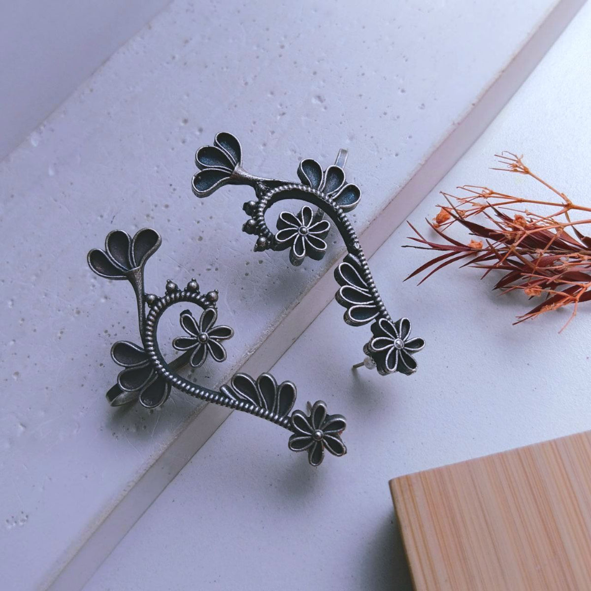 KIARA SEMI HANDMADE EAR CUFF/EARRINGS EA22