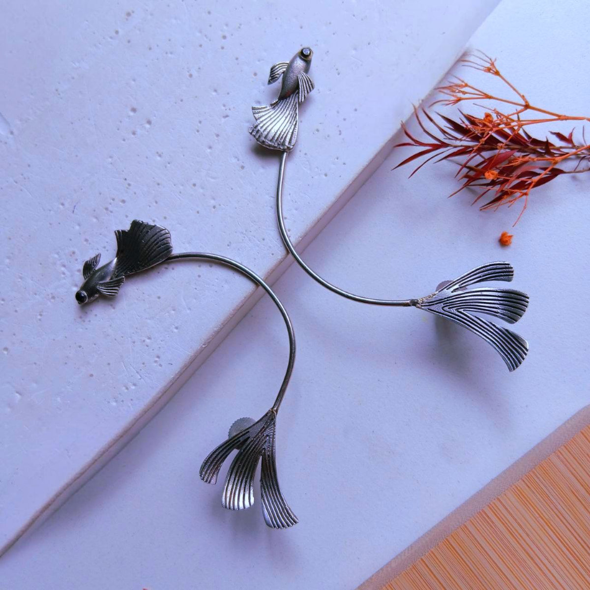 ANVIYA SEMI HANDMADE EAR CUFF/EARRINGS EA23