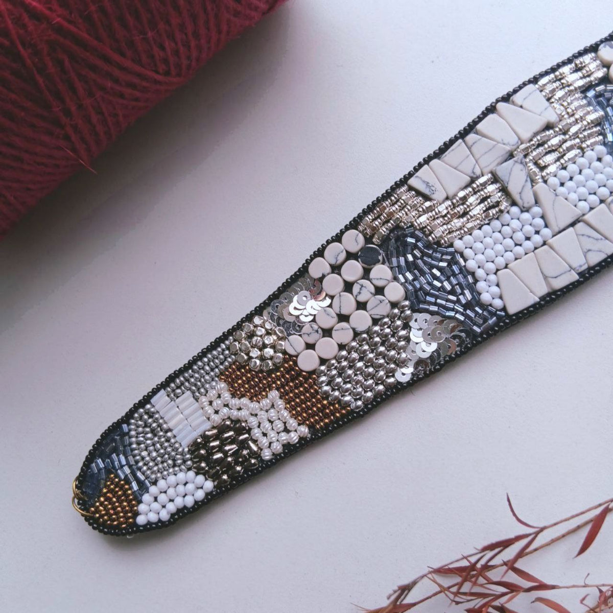 ZOYAH FABRIC AND BEADS HANDMADE AFGHANI CHOKER/NECKPIECE CH533