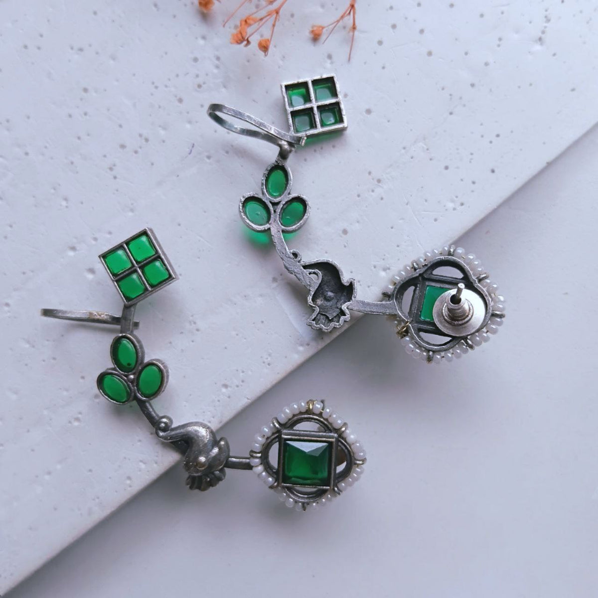 SHANAYA ANTIQUE EAR CUFF/EARRINGS EA26