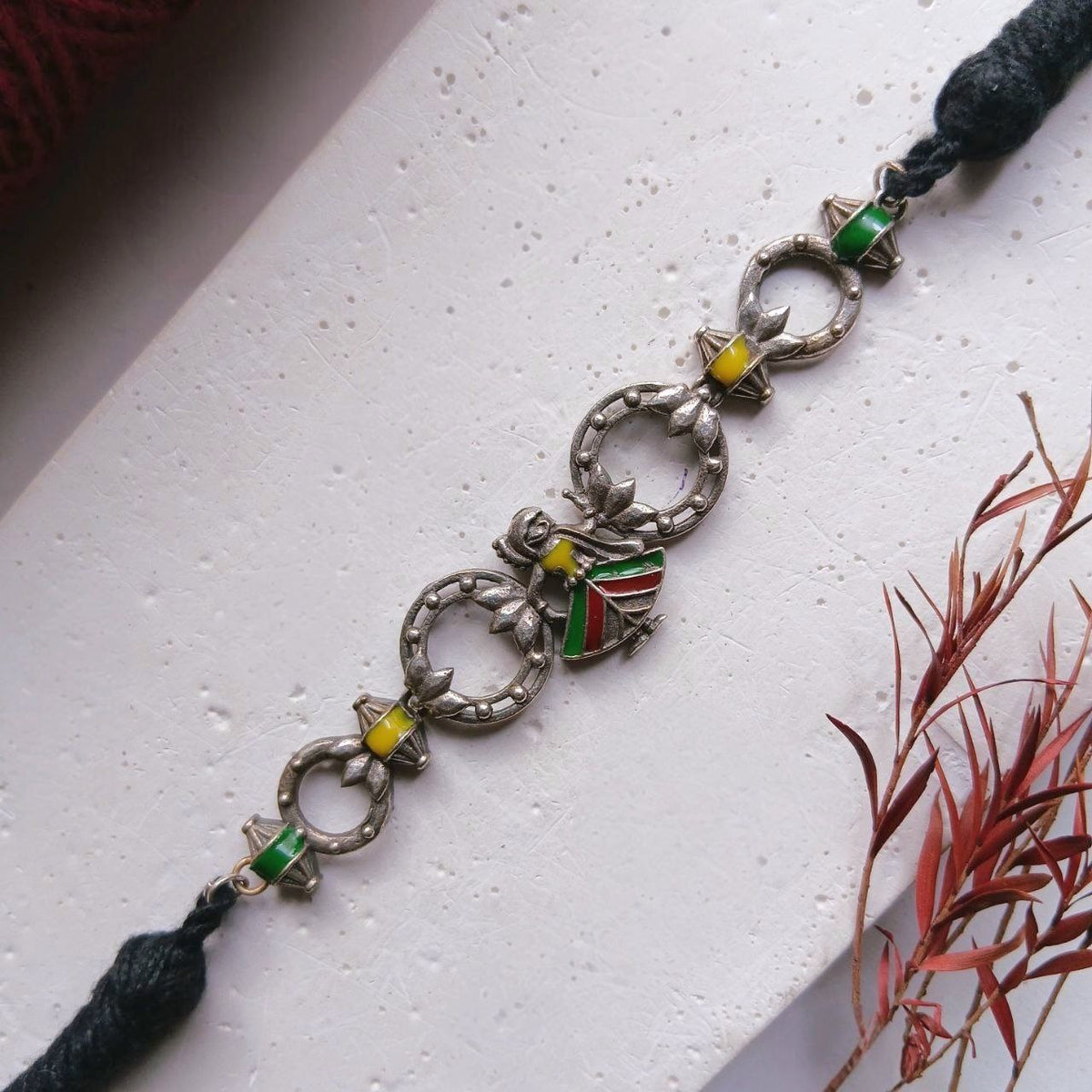 STEYA ENAMEL ANTIQUE CHOKER/NECKPIECE CH534