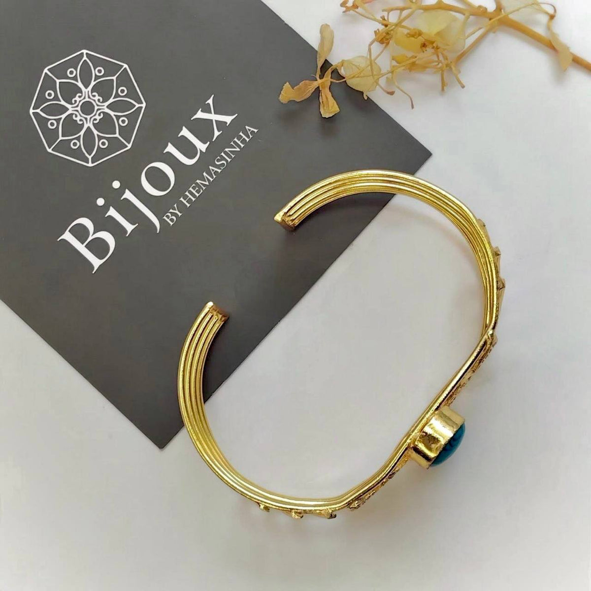 JULINA HANDMADE AND HAND HAMMERED AND CLASSIC STONE BRACELET BR211