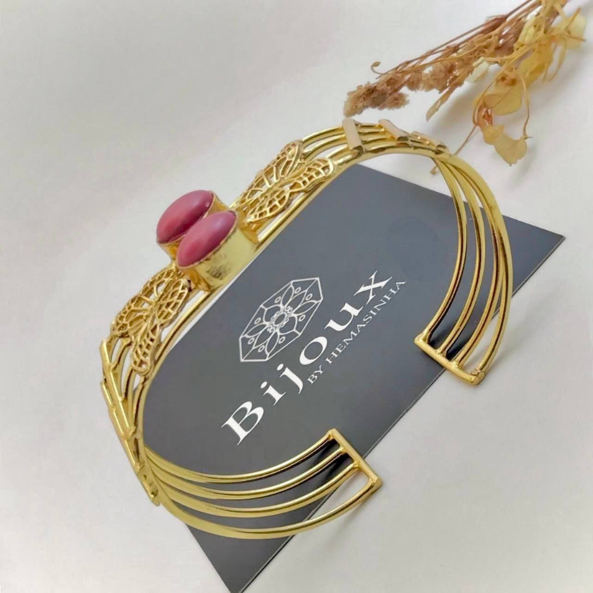 JULINA HANDMADE AND HAND HAMMERED AND CLASSIC STONE BRACELET BR211