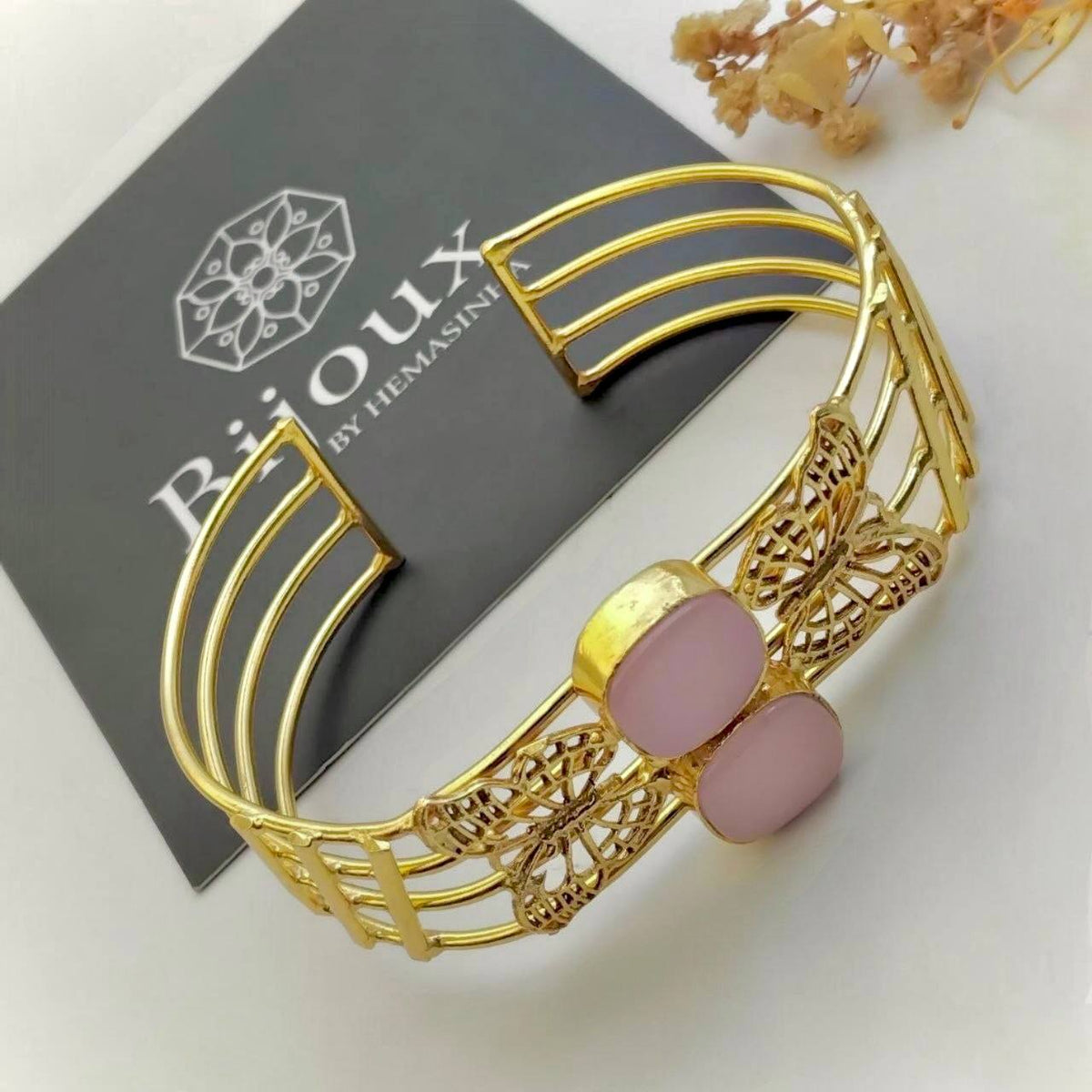 JULINA HANDMADE AND HAND HAMMERED AND CLASSIC STONE BRACELET BR211