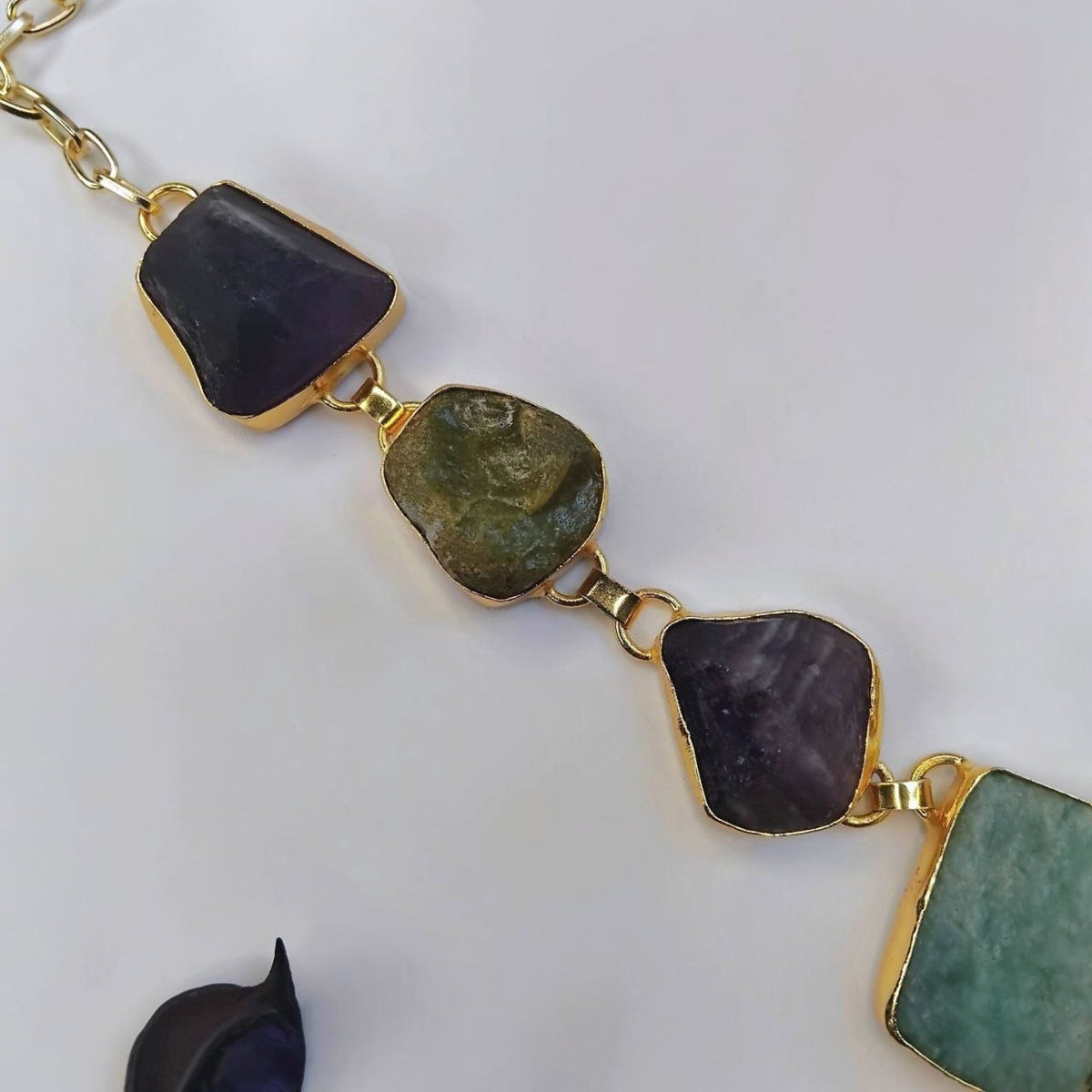 HARLEY HANDMADE RAW NATURAL STONE MALA/NECKPIECE ML221