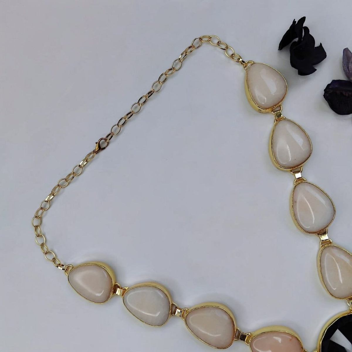 SAMARA HANDMADE  RAW NATURAL STONE AND RESIN MALA/NECKPIECE ML220