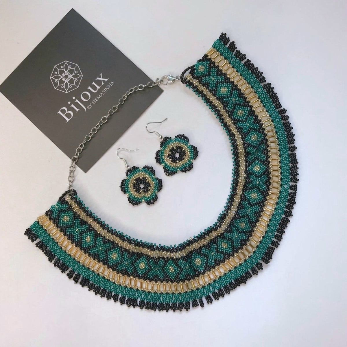AURORA AFRO BEADED HANDMADE NECKLACE NL383