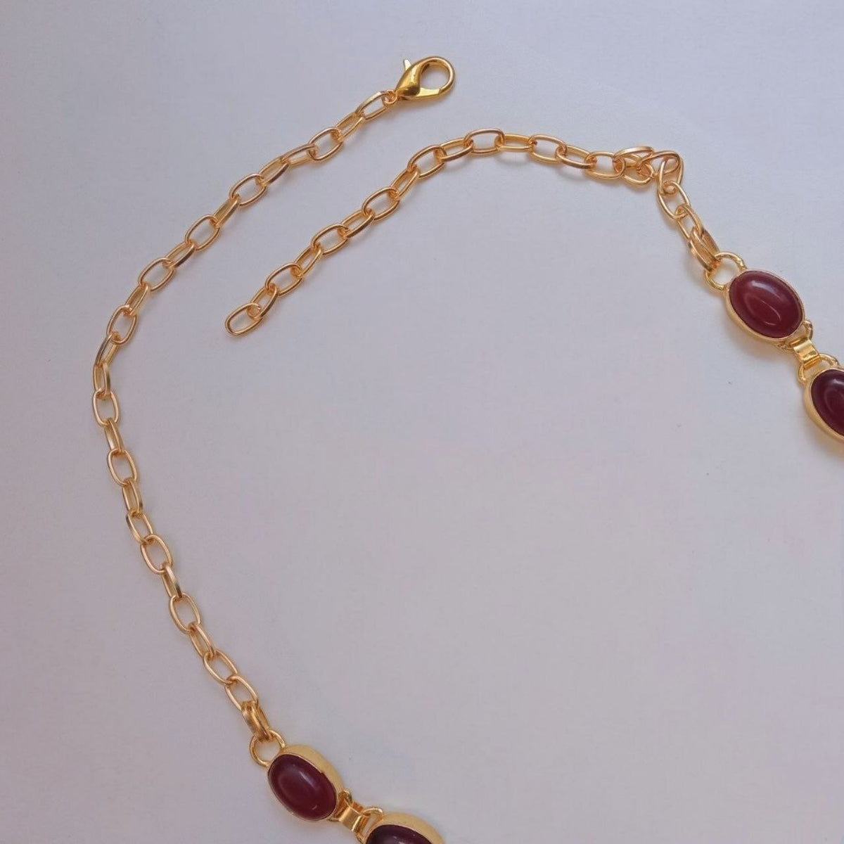 ISHIKA HANDMADE RAW NATURAL STONE MALA/NECKPIECE ML229