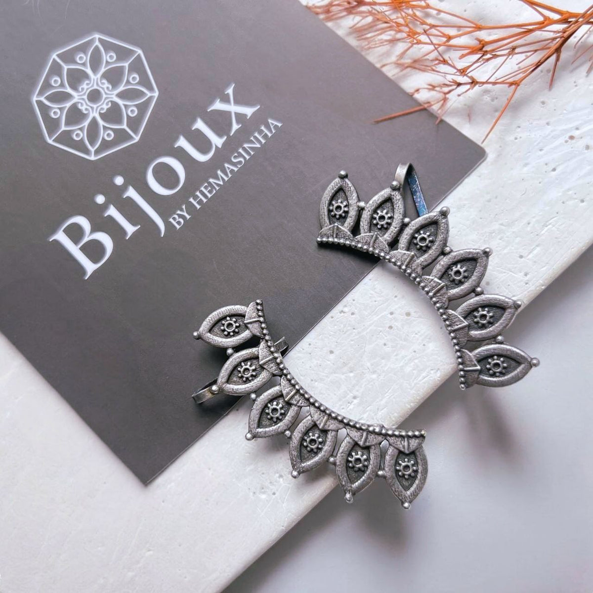 NEFILIYA ANTIQUE SEMI HANDMADE EAR CUFF/EARRINGS EA42